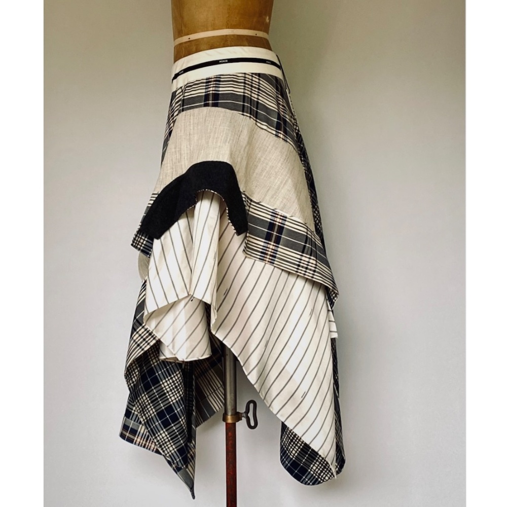 Monse Draped Plaid Jacket Skirt NWT US4 - Picture 10 of 16